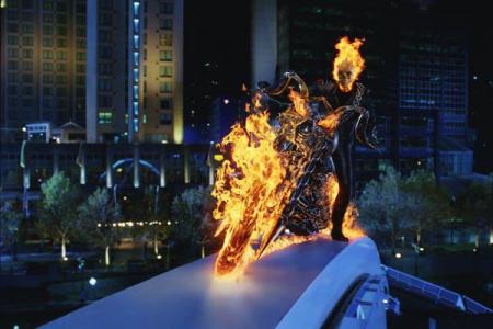 le mec  en  feu